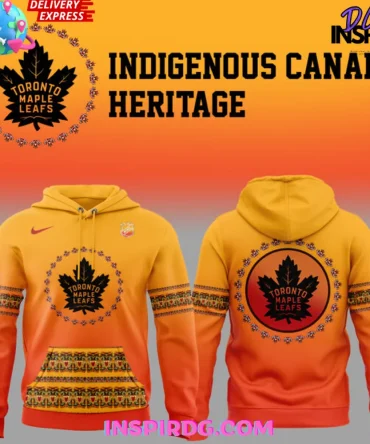 Toronto Maple Leafs X Indigenous Canada Heritage 2025 All Over Print Hoodie