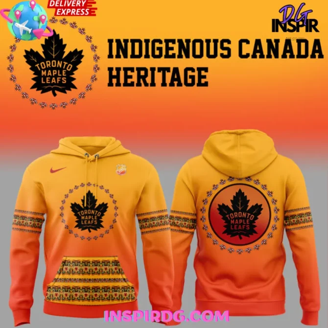 Toronto Maple Leafs X Indigenous Canada Heritage 2025 All Over Print Hoodie