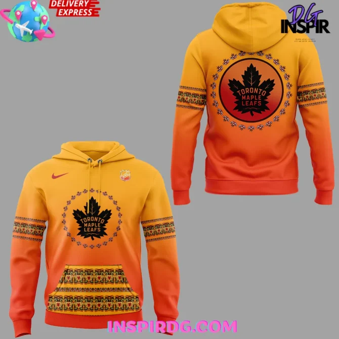 Toronto Maple Leafs X Indigenous Canada Heritage 2025 All Over Print Hoodie - Image 2
