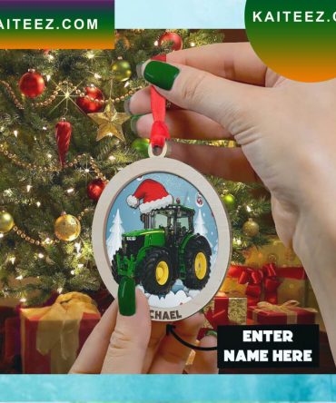 Tractor Personalized Ornament