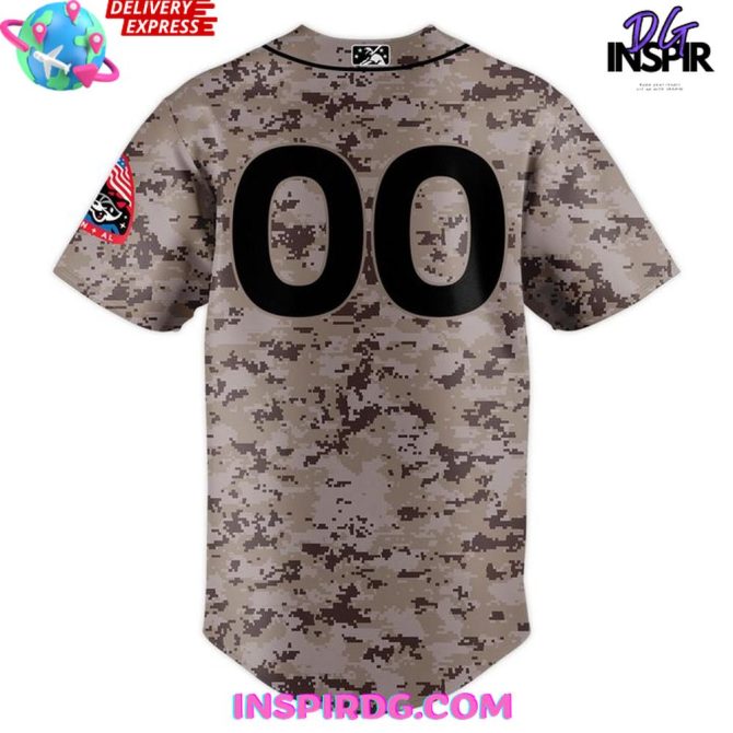 Trash Pandas 2025 Armed Forces Baseball Jersey - Image 3