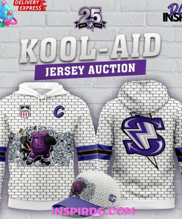 Tri City Storm Kool-Aid Night 2025 All Over Print Hoodie