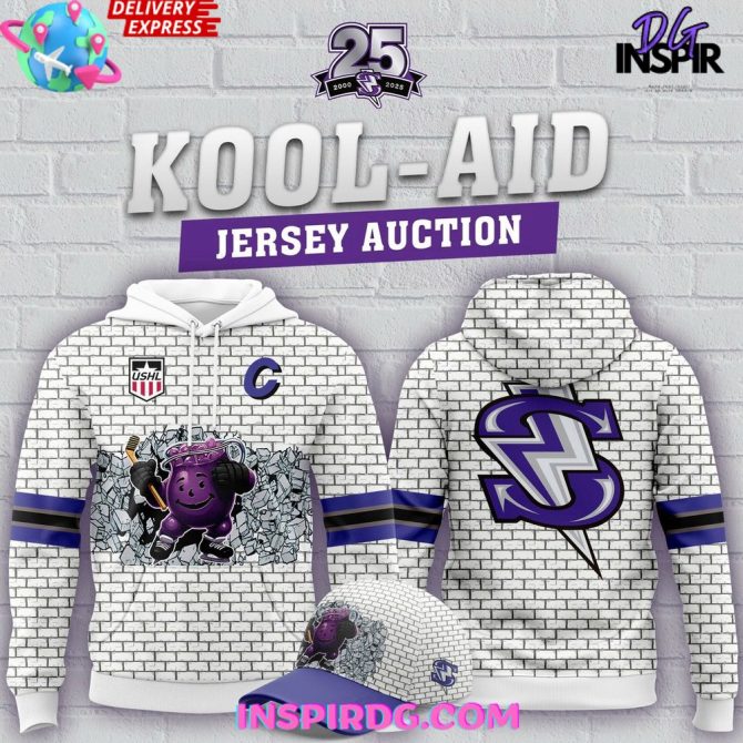 Tri City Storm Kool-Aid Night 2025 All Over Print Hoodie