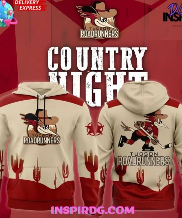 Tucson Roadrunners X Country Night 2025 All Over Print Hoodie