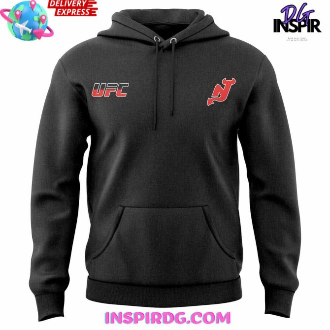 Ufc X New Jersey Devils Limited Edition All Over Print Hoodie - Image 2