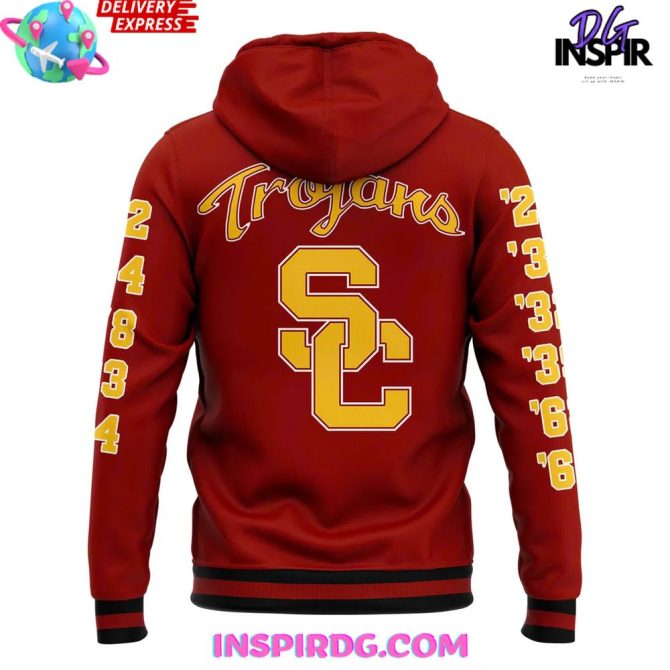 Usc Football X Rob Ryan Limited Edition All Over Print Hoodie - Image 3