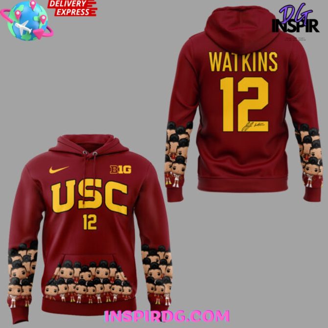 Usc Trojans Juju Watkins Player Of The Year Special All Over Print Hoodie - Image 2