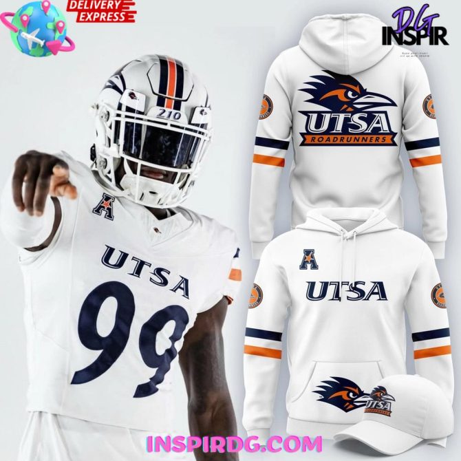 Utsa Roadrunners Football 2025 Collection All Over Print Hoodie