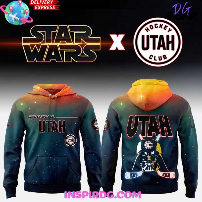 Utah Hockey Collab Star Wars 2025 Performance All Over Print Hoodie
