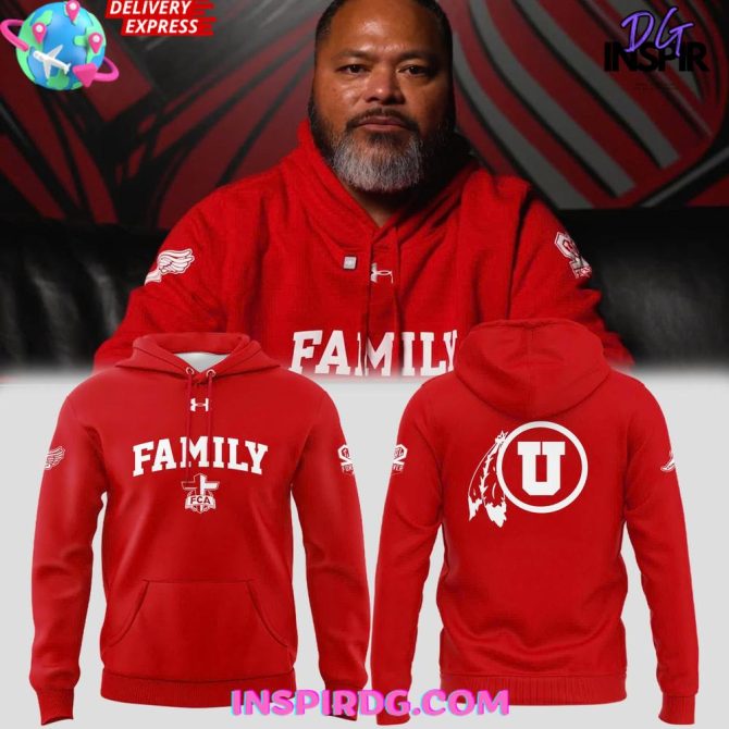 Utah Utes Family Brotherhood 2025 Special All Over Print Hoodie