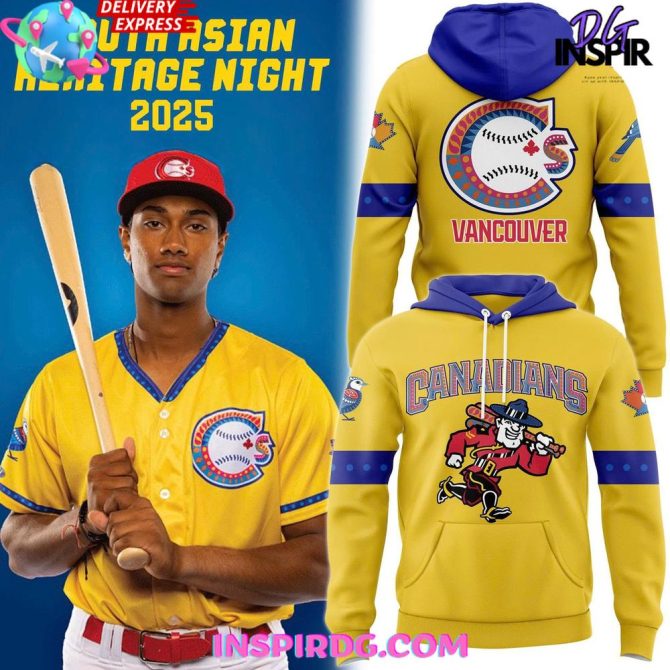Vancouver Canadians South Asian Heritage Night 2025 All Over Print Hoodie