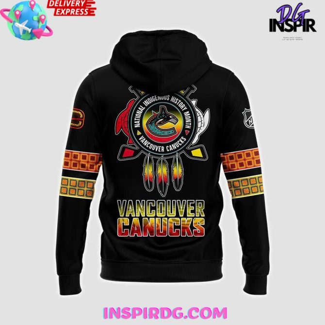 Vancouver Canucks 2025 National Indigenous History Personalized All Over Print Hoodie - Image 3