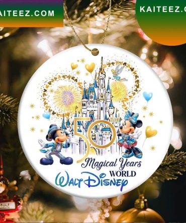 Walt Disney 50Th Anniversary Christmas Ornament