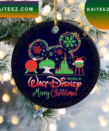 Walt Disney World 50Th Anniversary  Christmas Ornament