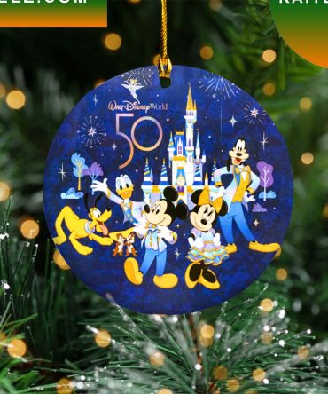 Walt Disney World 50Th Anniversary Decor Ornament