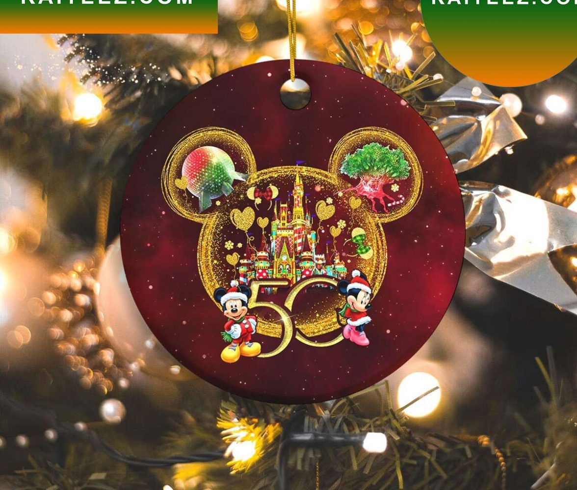 Walt Disney World 50Th Anniversary Home Decor Ornament