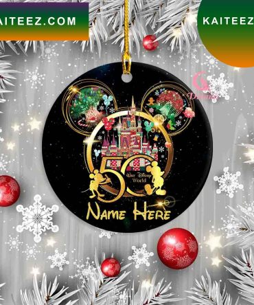 Walt Disney World 50Th Anniversary Ornament