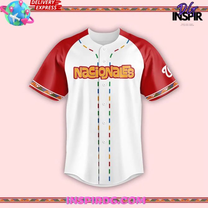 Washington Nationals Hispanic Heritage Day 2024 Baseball Jersey - Image 3