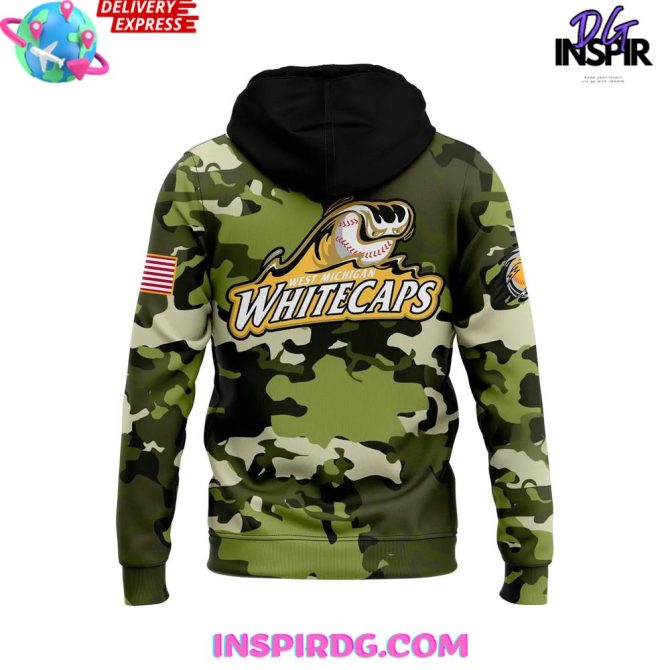 West Michigan Whitecaps Memorial Day 2025 All Over Print Hoodie - Image 3