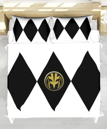 White Ranger Mighty Morphin Power Rangers Bedding Set