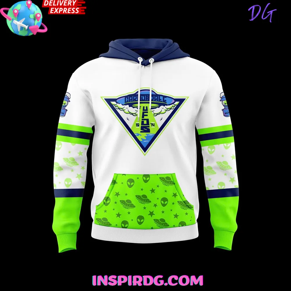 Wilkes-Barre/Scranton Penguins Carbondale Ufos 2025 Hoodie - Image 2