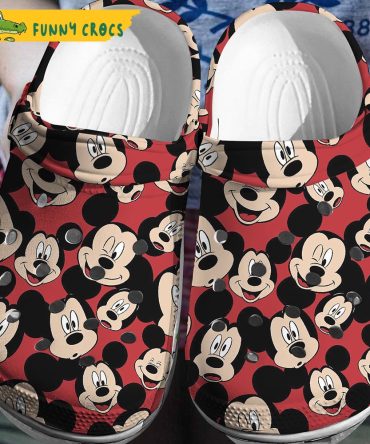 Wonderland Mickey Mouse 3D Disney Crocs Clog Shoes - Discover Comfort And Style Clog Shoes Unisex Clogs Garden Shoes