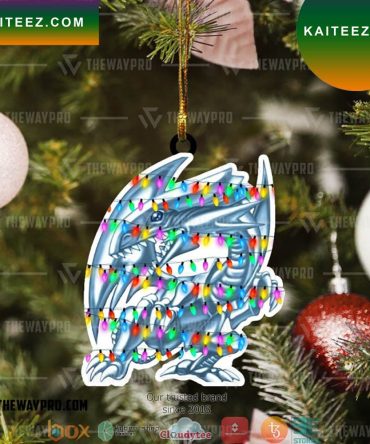Yu Gi Oh Blue Eyes White Dragon Christmas Ornament