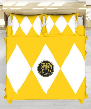 Yellow Ranger Mighty Morphin Power Rangers Bedding Set