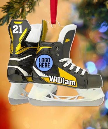 Personalized Gifts For Ice Hockey Players Christmas Ice Skates Ornament 02Hupu021124