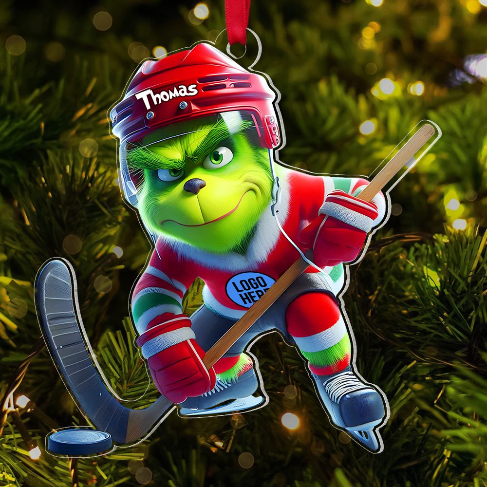 Personalized Gifts For Ice Hockey Lovers Christmas Ornament 05Ohpu071124