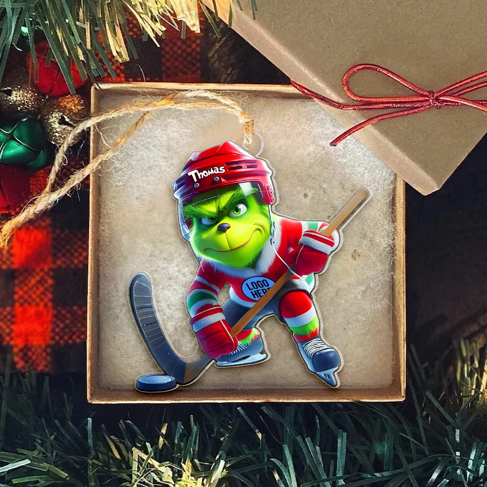 Personalized Gifts For Ice Hockey Lovers Christmas Ornament 05Ohpu071124 - Image 4