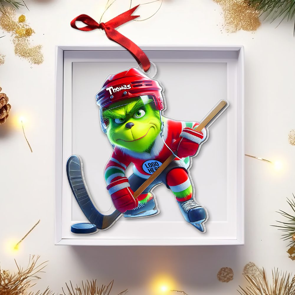 Personalized Gifts For Ice Hockey Lovers Christmas Ornament 05Ohpu071124 - Image 5