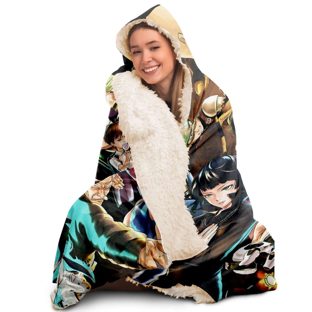 One Punch Man Full Charater 3D Hooded Blanket - Image 6