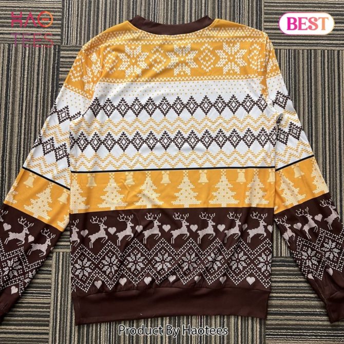 Cozy Hawks Ugly Christmas Sweater - Festive Holiday Knit With Team Logo - Image 2