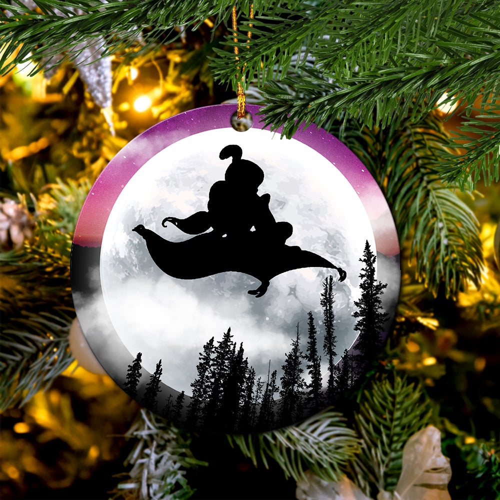 Aladin Moon Night Ceramic Ornament Perfect Gift For Holiday