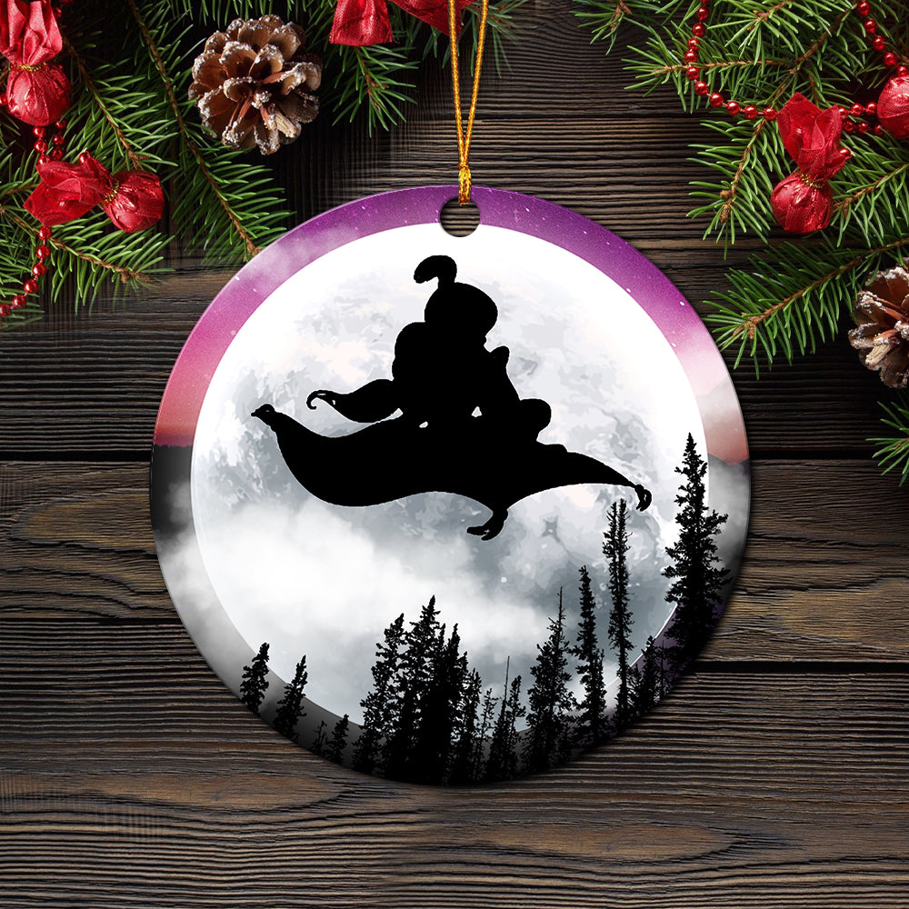 Aladin Moon Night Ceramic Ornament Perfect Gift For Holiday - Image 2