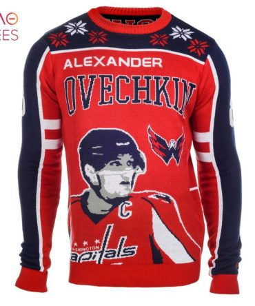 Best Alexander Ovechkin 8 Washington Capitals Nhl Player Ugly Christmas Sweater