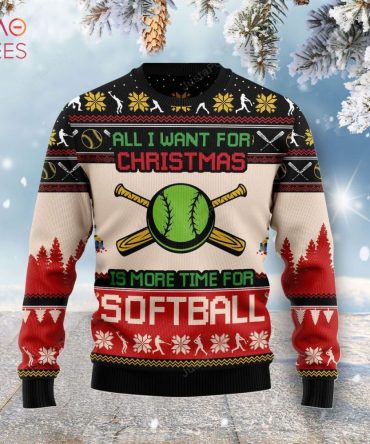 Best All I Want For Christmas Is More Time For Softball