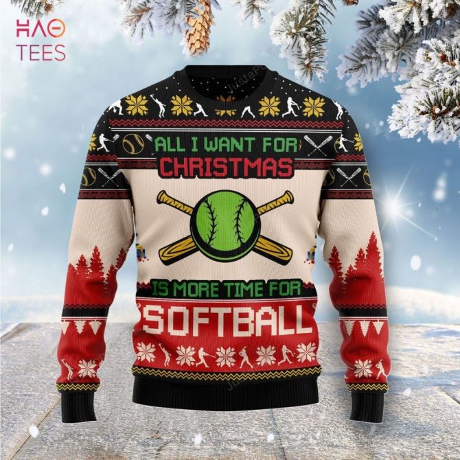Best All I Want For Christmas Is More Time For Softball