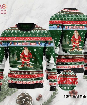 Best Alpine Skiing Ugly Christmas Ugly Christmas Sweater All Over Print Sweatshirt Ugly