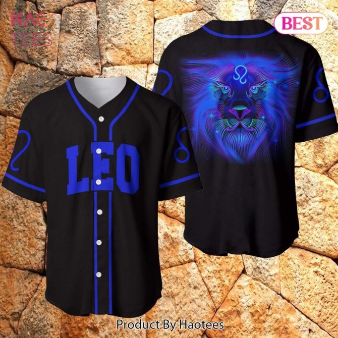 Leo Zodiac Baseball Jersey - Bold Lion Design, Perfect Gift For Astrology Lovers