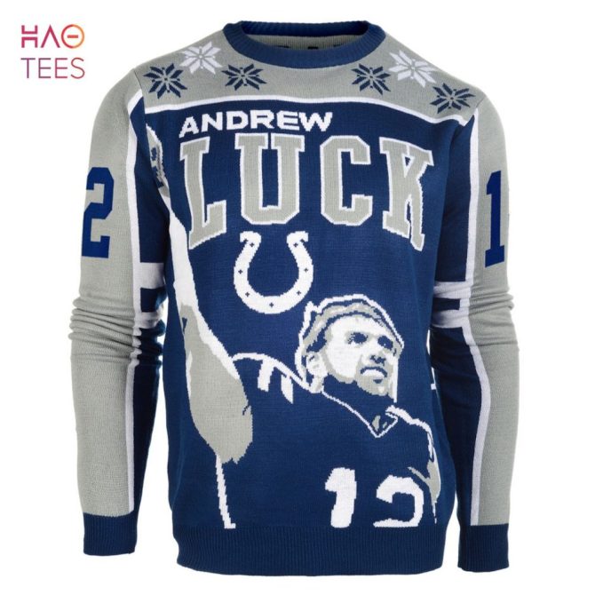 Cozy Andrew Luck Colts Ugly Christmas Sweater - Perfect Gift For Fans!