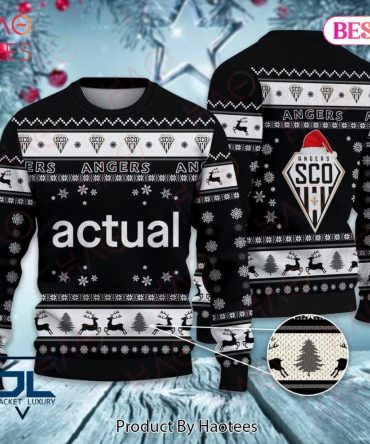 Cozy Angers Sco Christmas Sweater - Festive Winter Knit For Fans