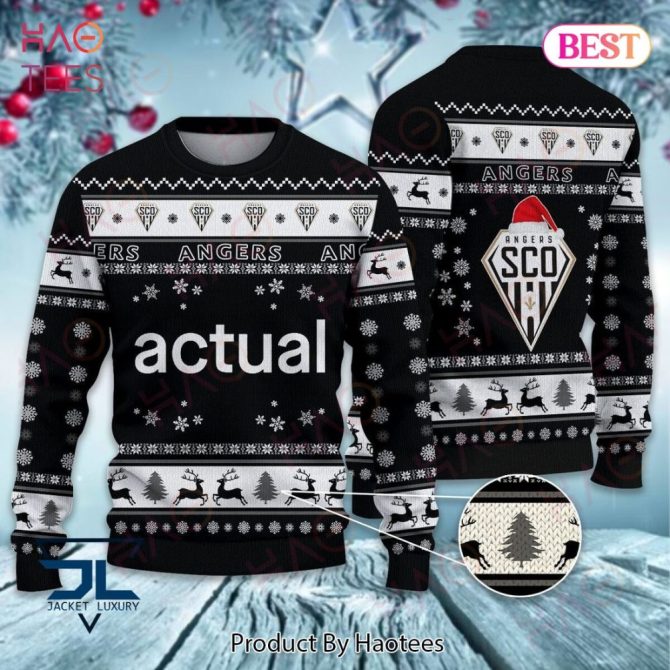 Cozy Angers Sco Christmas Sweater - Festive Winter Knit For Fans