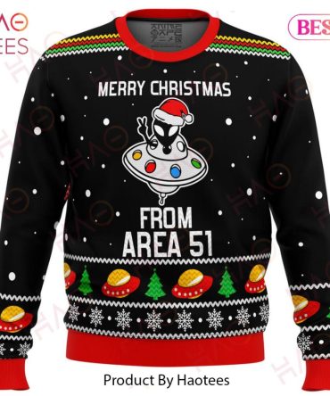 Area 51 Aliens Ugly Christmas Ugly Christmas Sweater