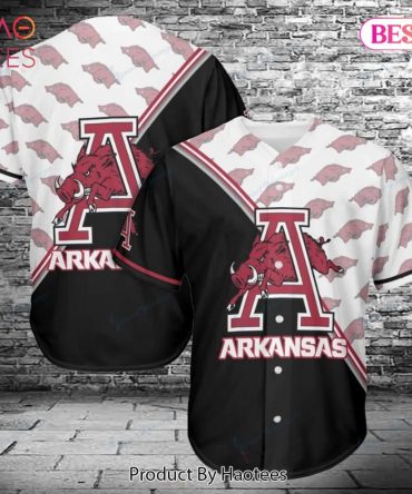Arkansas Razorbacks Baseball Jersey - Bold Split Design, Perfect For Fans