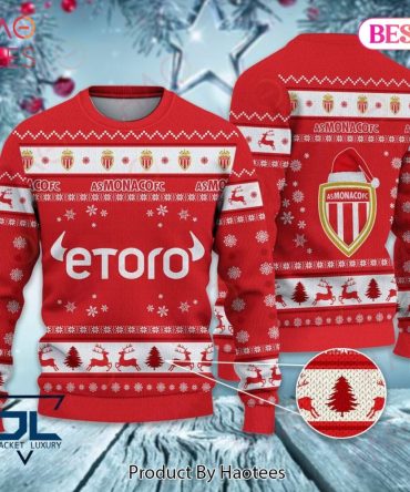 As Monaco Fc Festive Christmas Sweater - Cozy Holiday Fan Apparel Gift