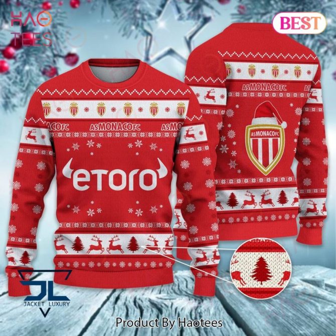 As Monaco Fc Festive Christmas Sweater - Cozy Holiday Fan Apparel Gift