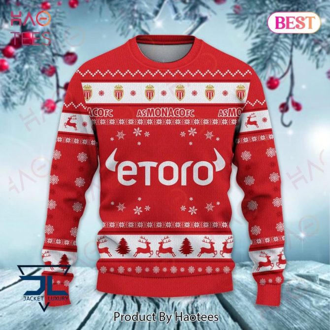 As Monaco Fc Festive Christmas Sweater - Cozy Holiday Fan Apparel Gift - Image 2