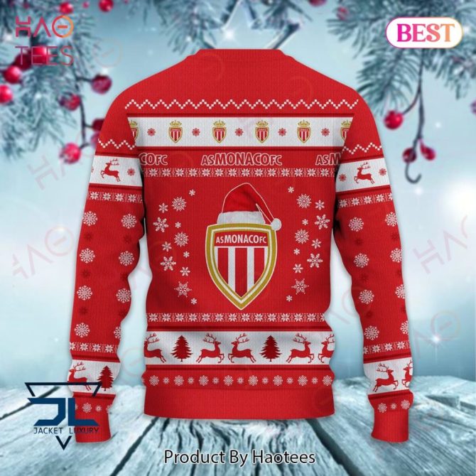 As Monaco Fc Festive Christmas Sweater - Cozy Holiday Fan Apparel Gift - Image 3